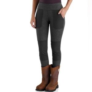 Carhartt 102482 Women's Fitted Force Utility Knit Pant size Small (4/6) Tall